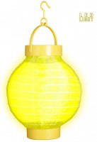 Oversigt: LED lampion i gult