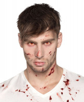 Blutrote Halloween 3-Monats-Kontaktlinsen