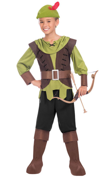 Forest thief Robin boy costume