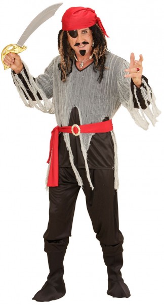 Disfraz de pirata Capitán Fearless