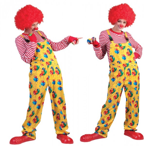 Gele Clowns Ballon Tuinbroek