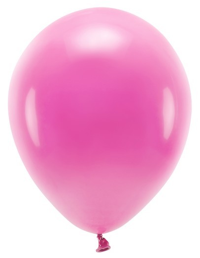 10 eco pastel balloons pink 26cm