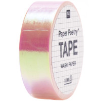 Anteprima: Washi Tape FSC in madreperla rosa 10m