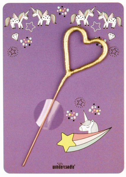 Wondercard de unicornio morado