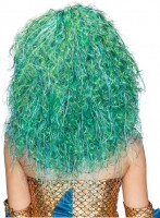 Förhandsgranskning: Blågrön sjöjungfru peruk