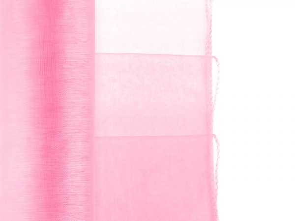 Lined organza Juna pale pink 9m x 38cm