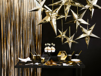 Preview: Tinsel Curtain Gold 2.5m x 90cm