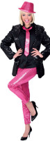 Preview: Pink sequin leggings