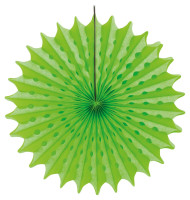 Honeycomb fan apple green 45cm