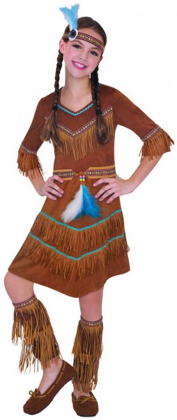 Uroczy kostium Indianina Pohawe dla dziewczynki