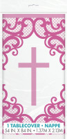 Festive Pink Tischdecke 1,37 x 2,13m