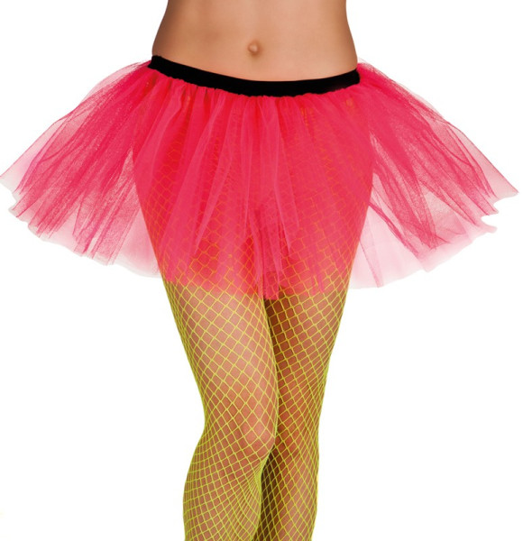 Neon pink party tutu for women