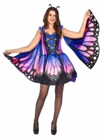 Vorschau: Schmetterling Kostüm Violetta für Damen