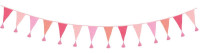 Vorschau: Stoff-Wimpelkette All About Pink 3m