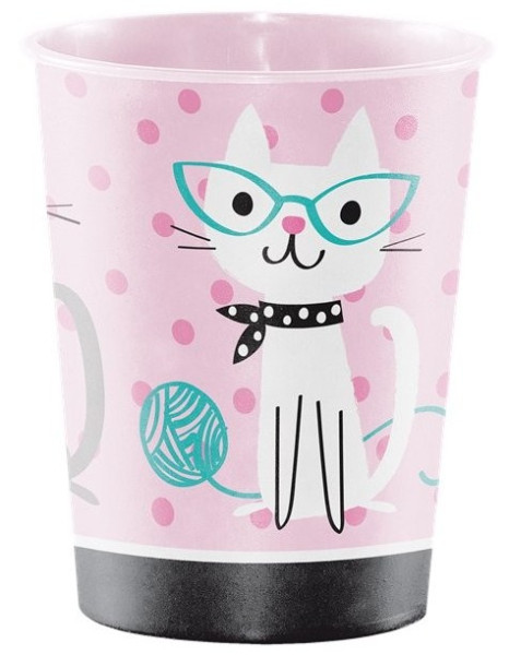 Cats hotel plastic cup 473ml
