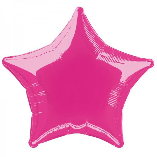 Folieballon Rising Star pink 2