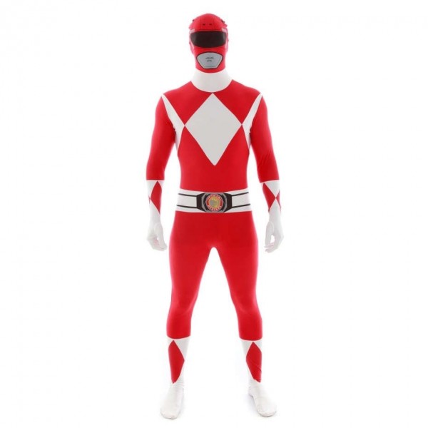 Ultimate Power Rangers Morphsuit röd