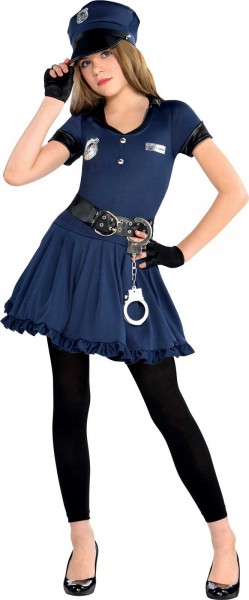 Slimme politieagente Pia Girl kostuum