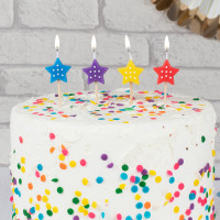 Aperçu: 8 bougies à gâteau Starshine