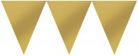 Guirlande de fanions Golden Banner 4,5 m