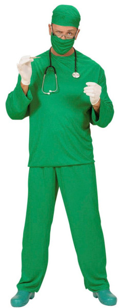 Disfraz de hombre de operaciones verdes