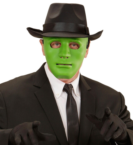 Zielona maska na twarz