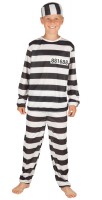 Preview: Convict child costume black and white
