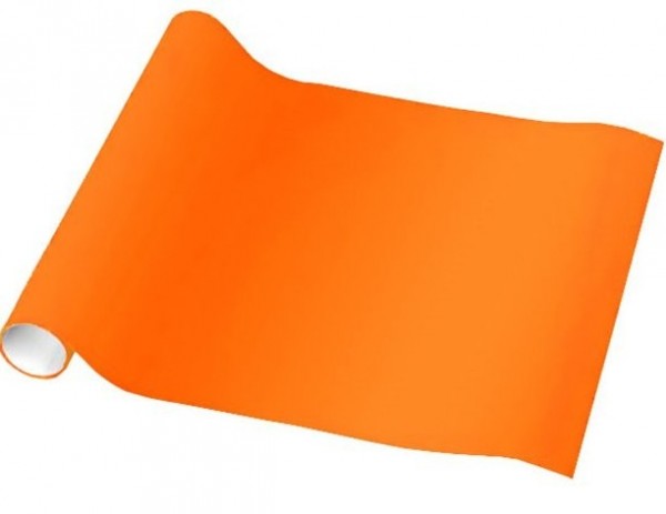 Orangefarbenes Geschenkpapier 1,5m