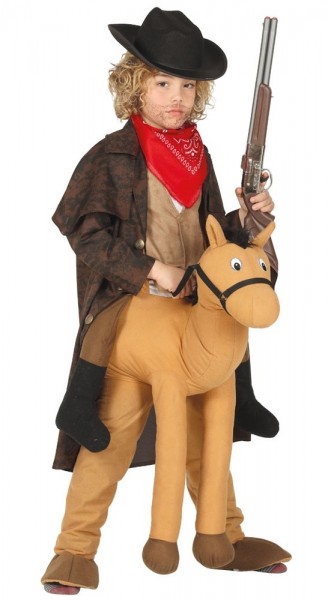 Cowboy bronco piggyback kostume