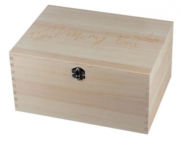 Drewniane pudełko pamięci Little Darling