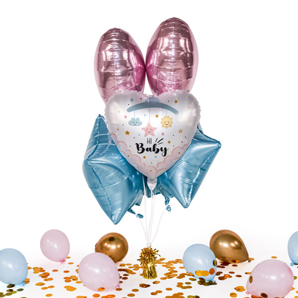 Heliumballon in der Box Hi Baby