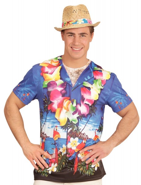 Disfraz 3D Shirt Hawaii Kai para hombre