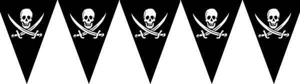 Guirnalda de banderines Pirata 500m