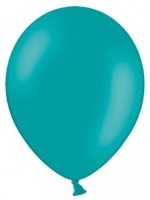 100 party star balloons turquoise 12cm