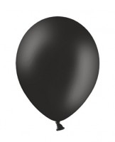 Preview: 100 party star balloons black 12cm
