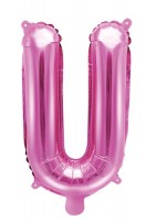 Förhandsgranskning: Folieballong U fuchsia 35cm