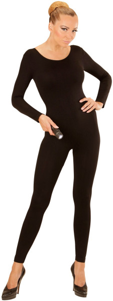 Langärmeliger Bodysuit für Damen schwarz 3