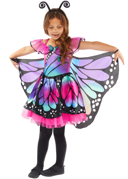 Kostium kolorowego motyla dla dziewczynki