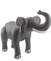 Oppustelig elefant 75 cm