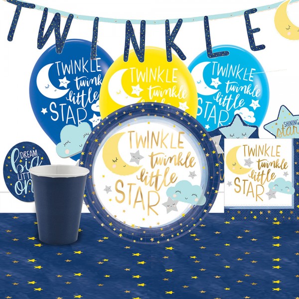 Set de fiesta Twinkle Little Star 53 piezas