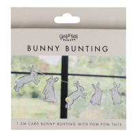 Preview: Funny Bunny Pom Pom Garland