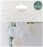 Oversigt: 5 Babylove dåbsballonsæt