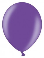 Vorschau: 100 Partystar metallic Ballons lila 30cm