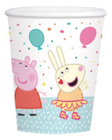 Preview: 8 Peppa Pig paper cups 250ml