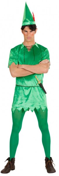 Costume elfo Peter in velluto