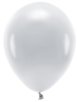 100 Eco Pastell Ballons grau 26cm