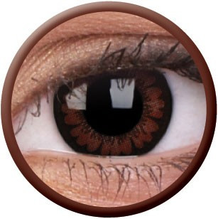 Brown doe eyes contact lenses
