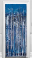 Blue tinsel curtain Vernanda 2.4m