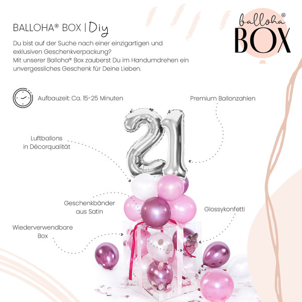 Balloha XL Geschenkbox DIY Pretty Pink 21 3