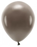 100 Eco Pastel Ballonnen bruin 26 cm